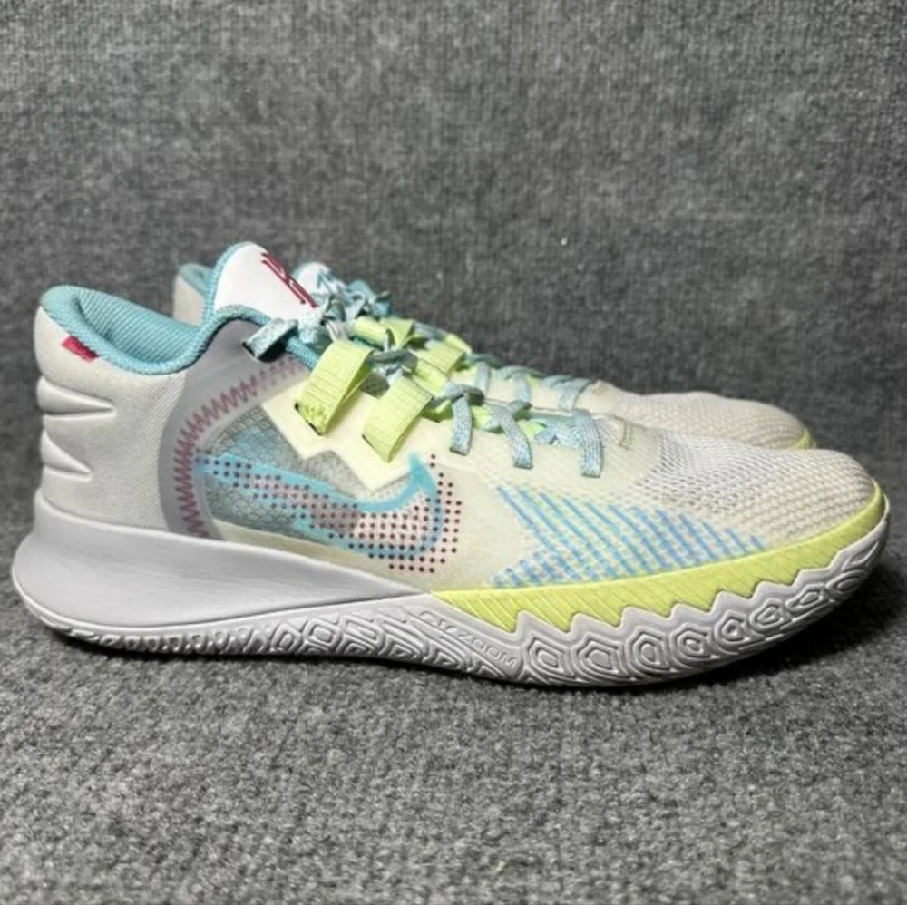 Nike Kyrie Flytrap 5 basketball shoes in the '1 World 1 People' colorway.